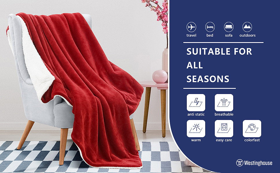 法兰绒羊羔绒毛毯精修