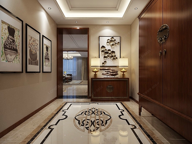 中国文化与现代艺术的完美结合丨国大御温泉别墅新中式装修设计