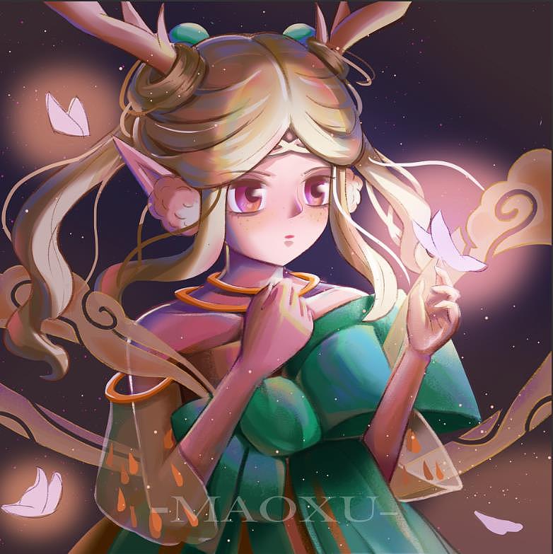 王者瑶瑶同人头像,挺喜欢瑶瑶公主的.版权广州/插画师/2年前/118浏览