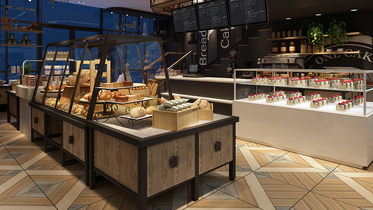 法式西饼西式餐厅装修效果图分享