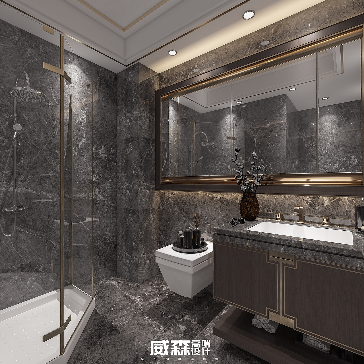 家装|新中式样板间（图ZMjA3MTYzNTA4） - 家装设计 - 站酷设计师VS18656027090原创素材 - 站酷ZCOOL