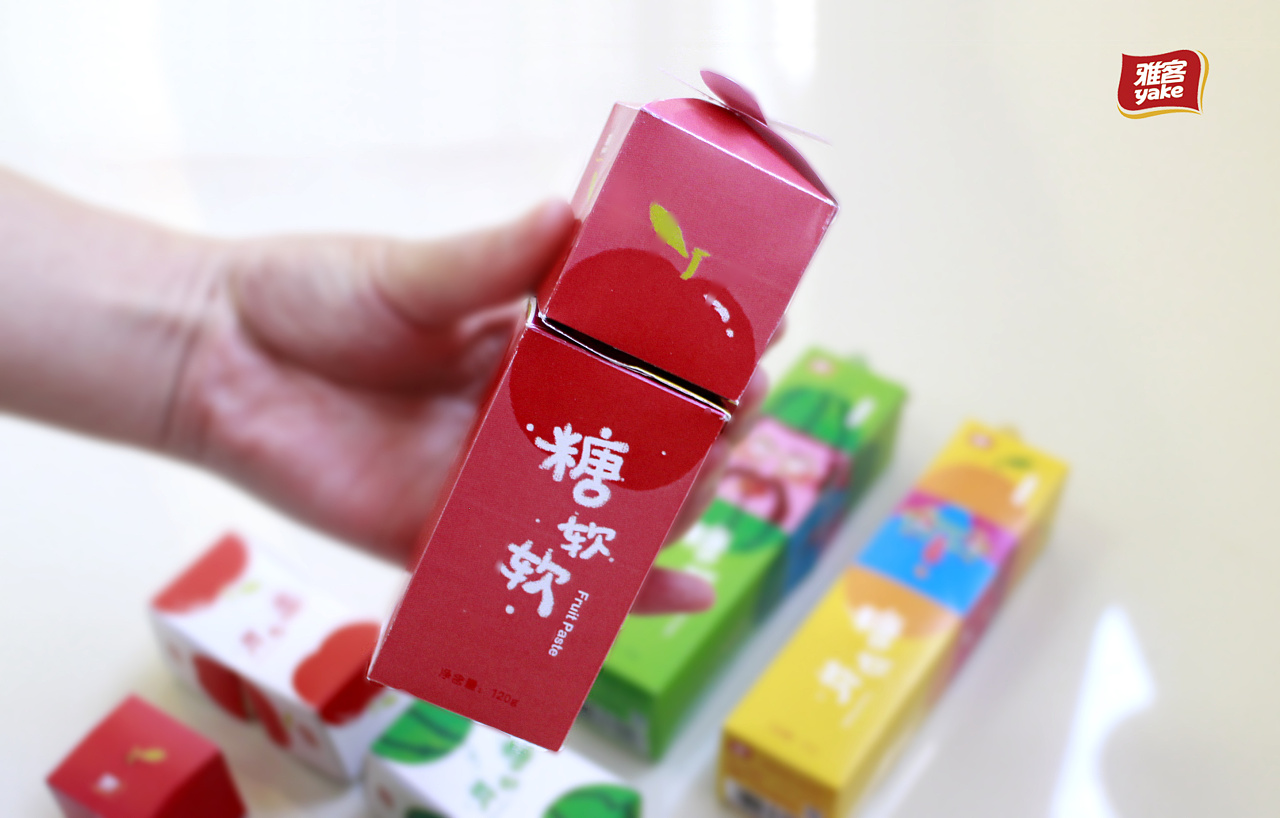 "糖软软"水果糖包装设计
