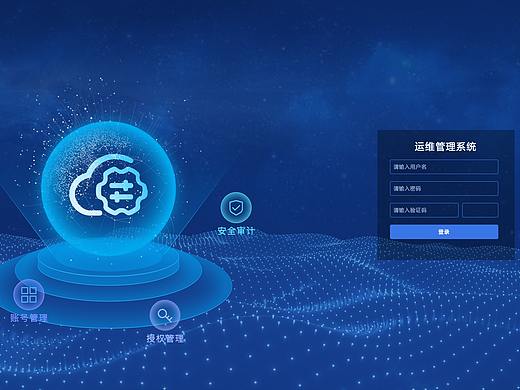 后台系统登录页