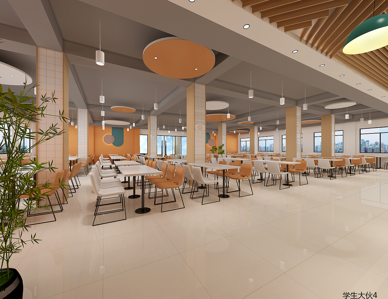 大学食堂改造设计\教育空间设计