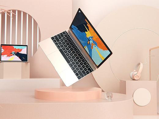 C4D笔记本产品动画