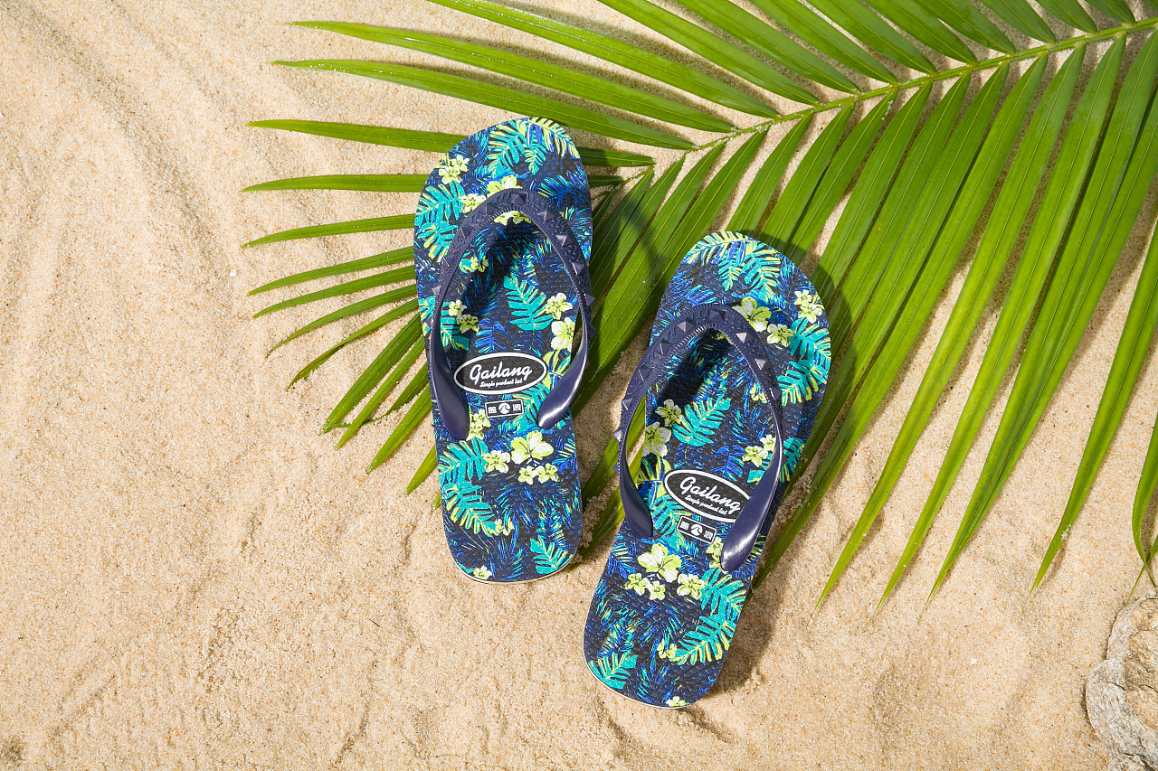 沙滩拖鞋拍摄场景拍摄