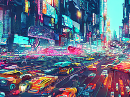 站酷AI创作“汽车”