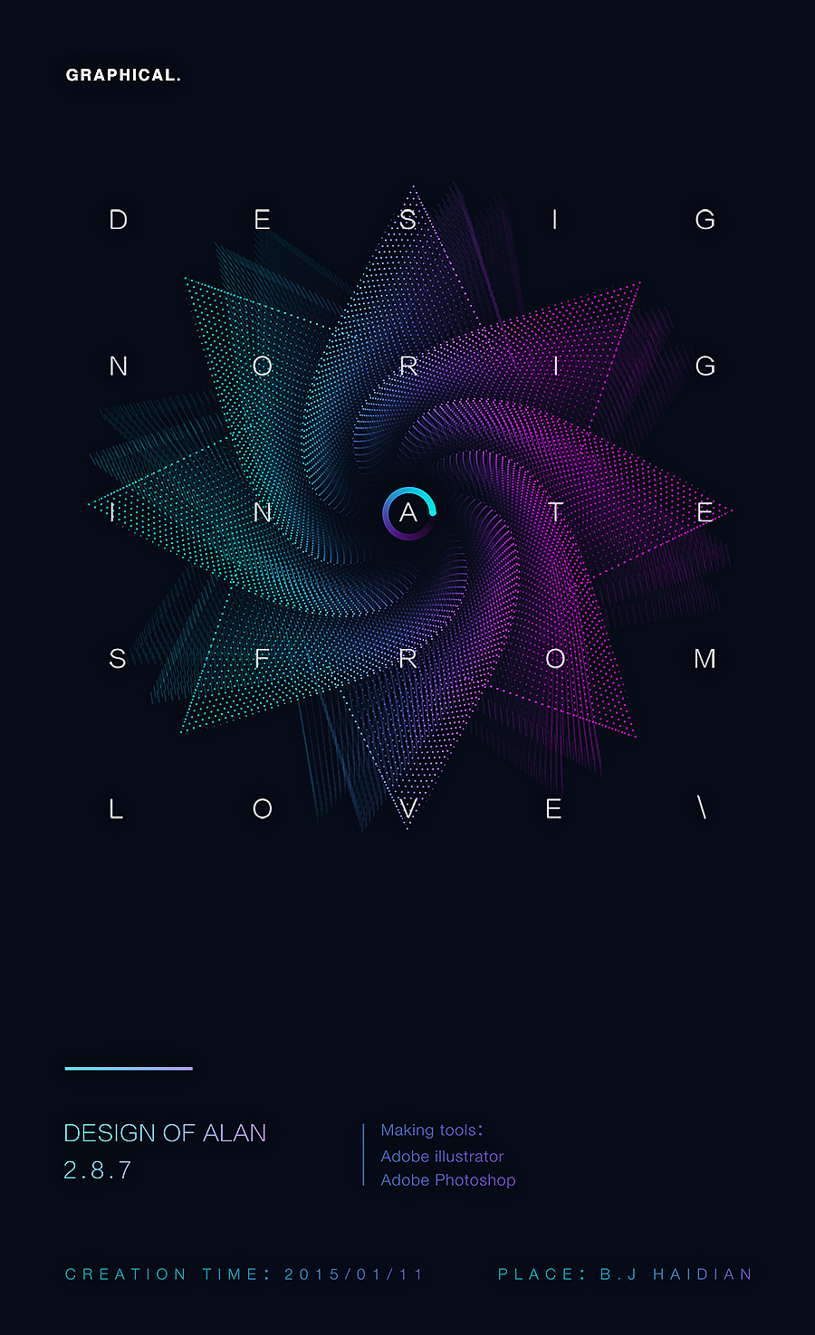 Graphical.设计源于热爱-图形海报设计no.1（图ZNDA3NjEyMDg=） - 海报 - 站酷设计师Alan海七原创素材 - 站酷ZCOOL