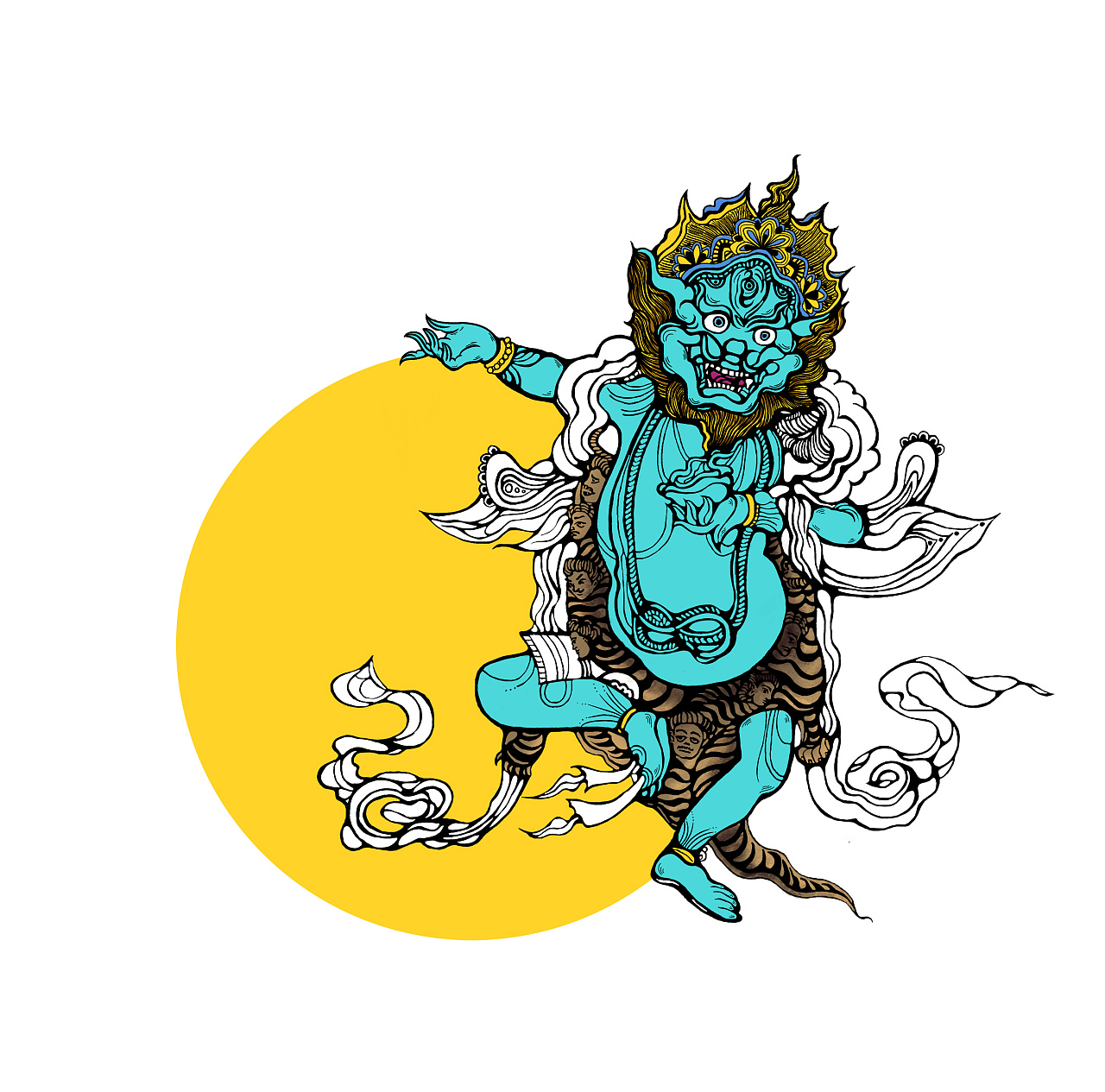 "不动明王",亦谓之不动使者.