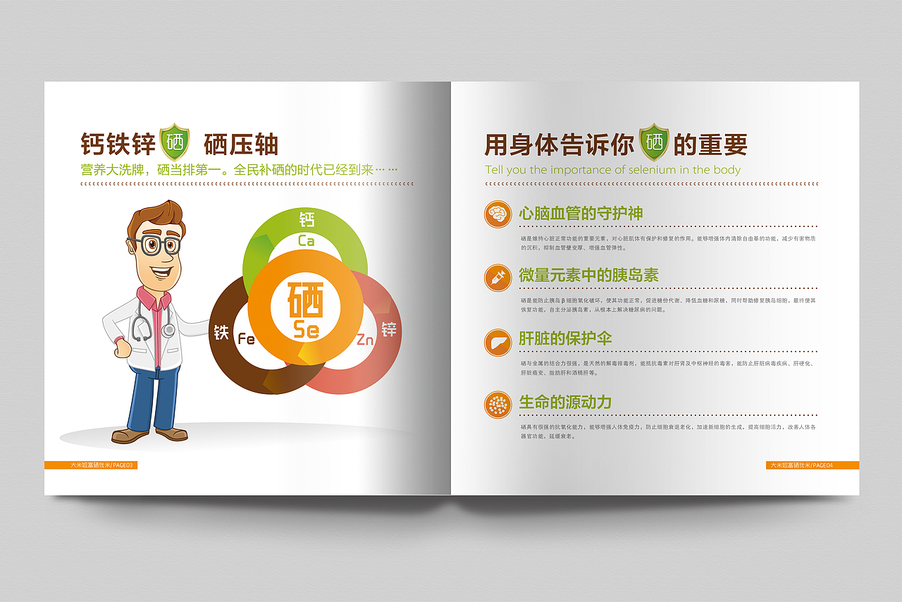 大米画册,户外广告,折页,会员卡,简洁大气,高档