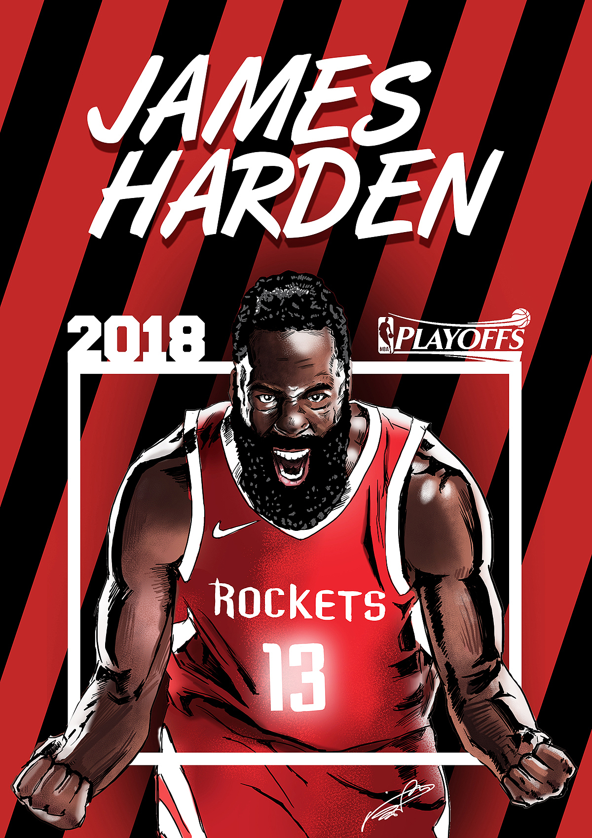 James Harden 哈登（图ZMTEzOTkyNzg4） - 创作习作 - 站酷设计师阳一原创素材 - 站酷ZCOOL
