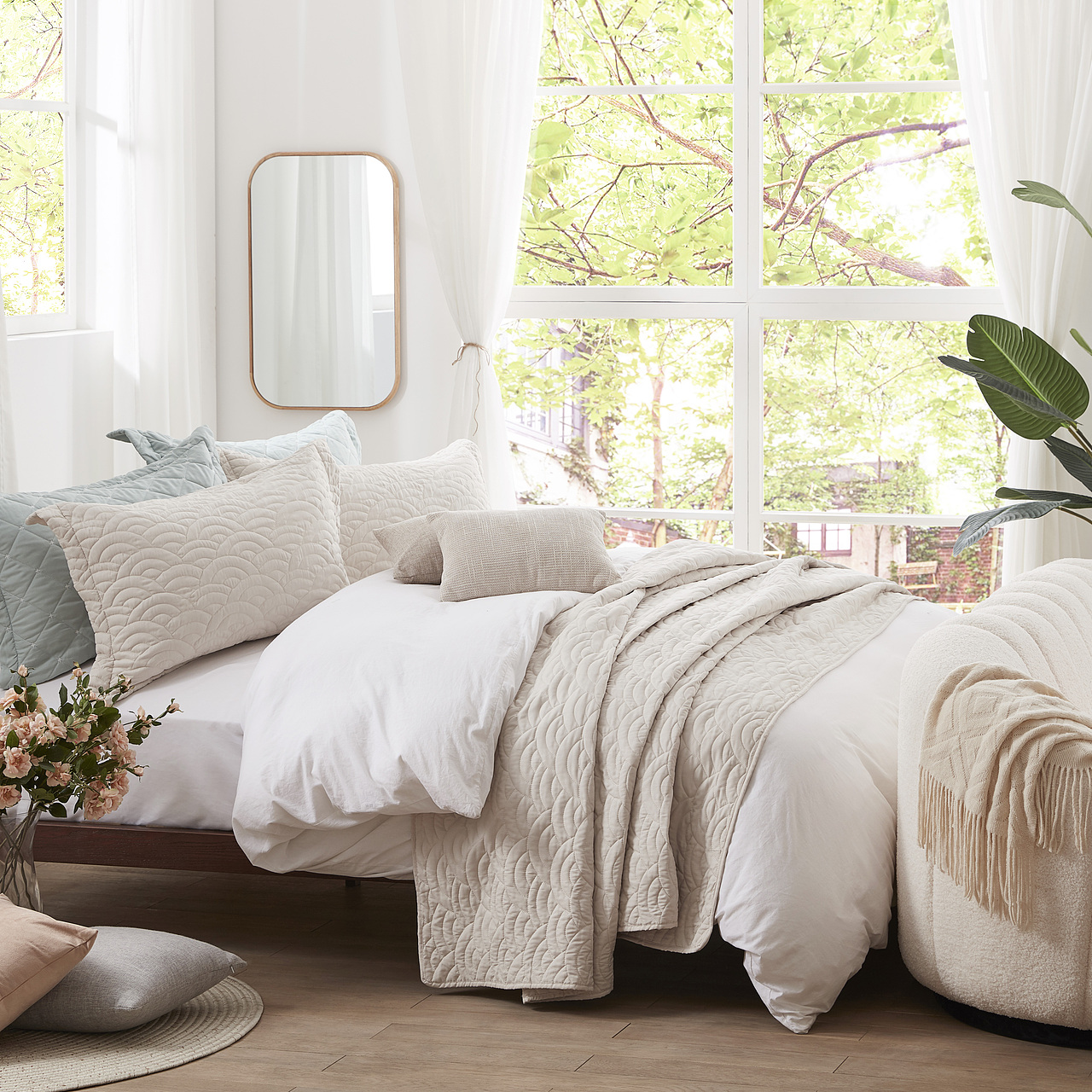 绗缝被子/床品/家纺摄影/天猫/亚马逊美国站/境外电商（图ZMjY2OTE3NzA0） - 产品摄影 - 站酷设计师本森摄影原创素材 - 站酷ZCOOL