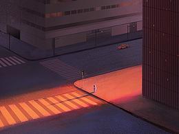 手绘美景
