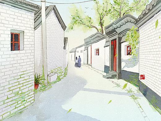 胡同。