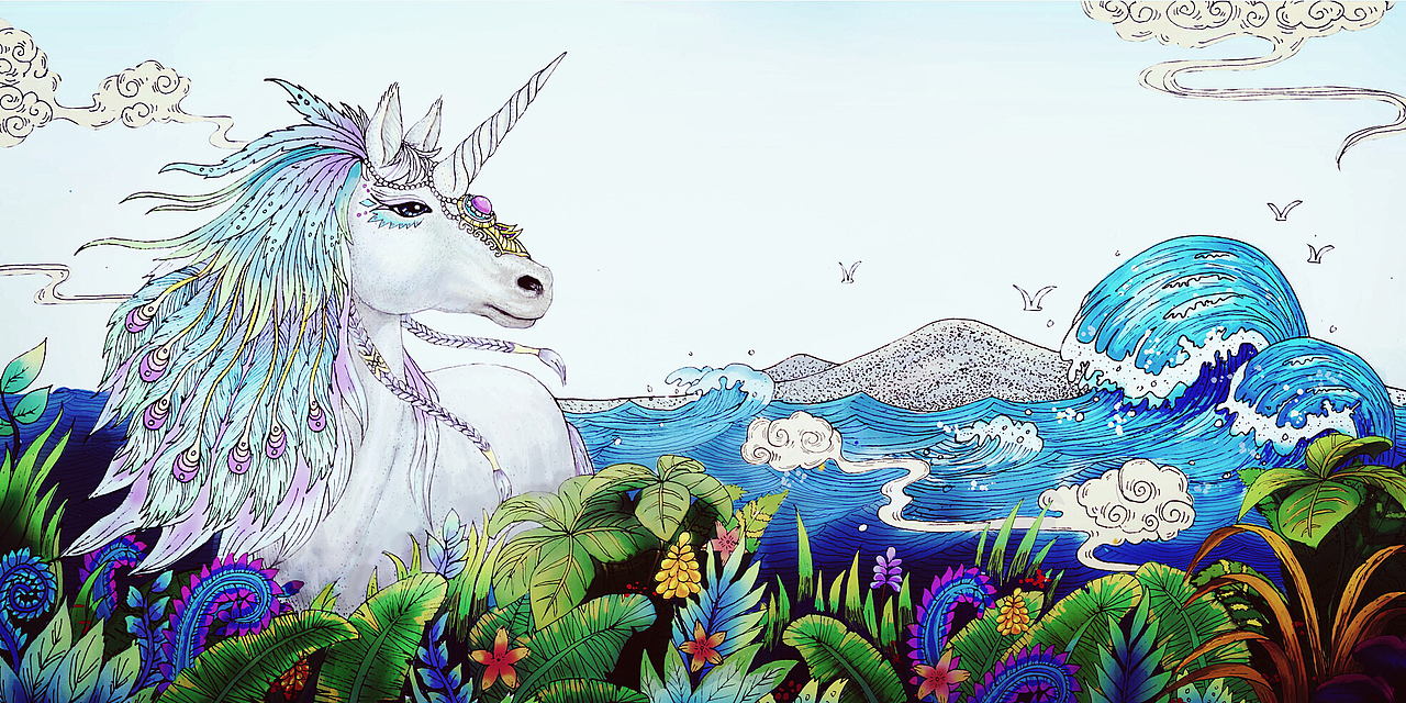 独角兽|插画|商业插画|陈怡霏_原创作品-站酷zcool