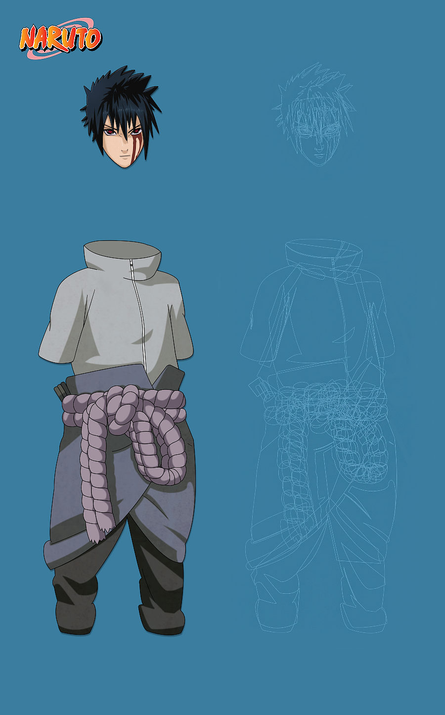 "我爱罗:"佐助,你和我很像,都是经历了这个世界黑暗的人,正因如此就算