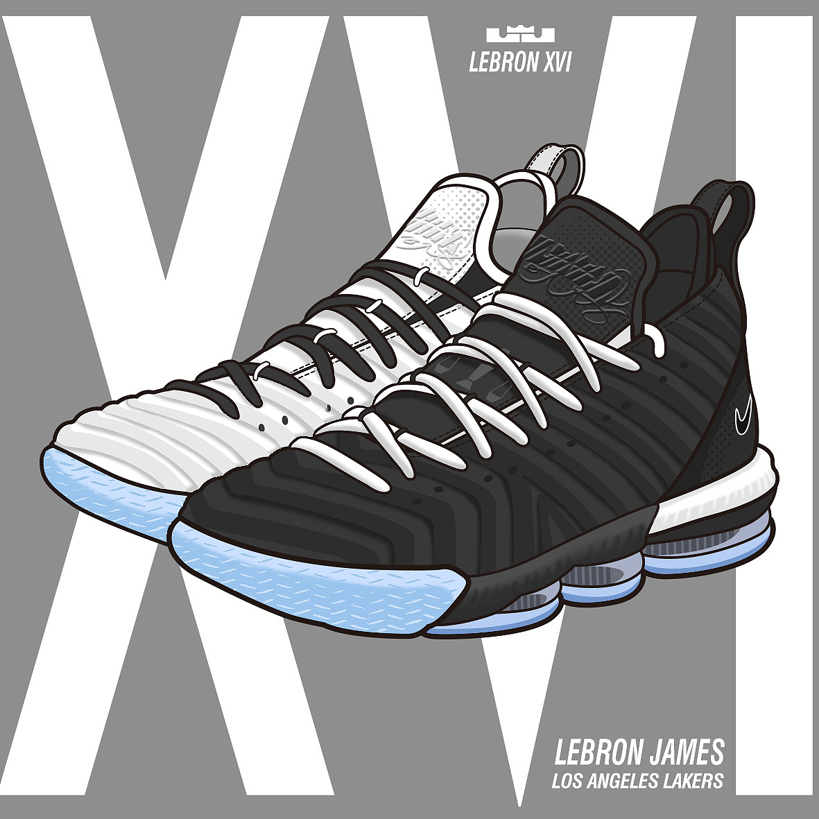 穿過的老詹系列— LEBRON XVI（圖ZMjM2MzgyNDky） - 創(chuàng)作習(xí)作 - 站酷設(shè)計(jì)師Dr_J原創(chuàng)素材 - 站酷ZCOOL