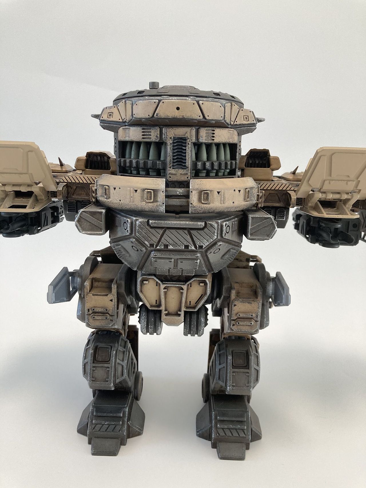 战斗泰坦游戏 堡垒机甲还原 +实体化模型制作