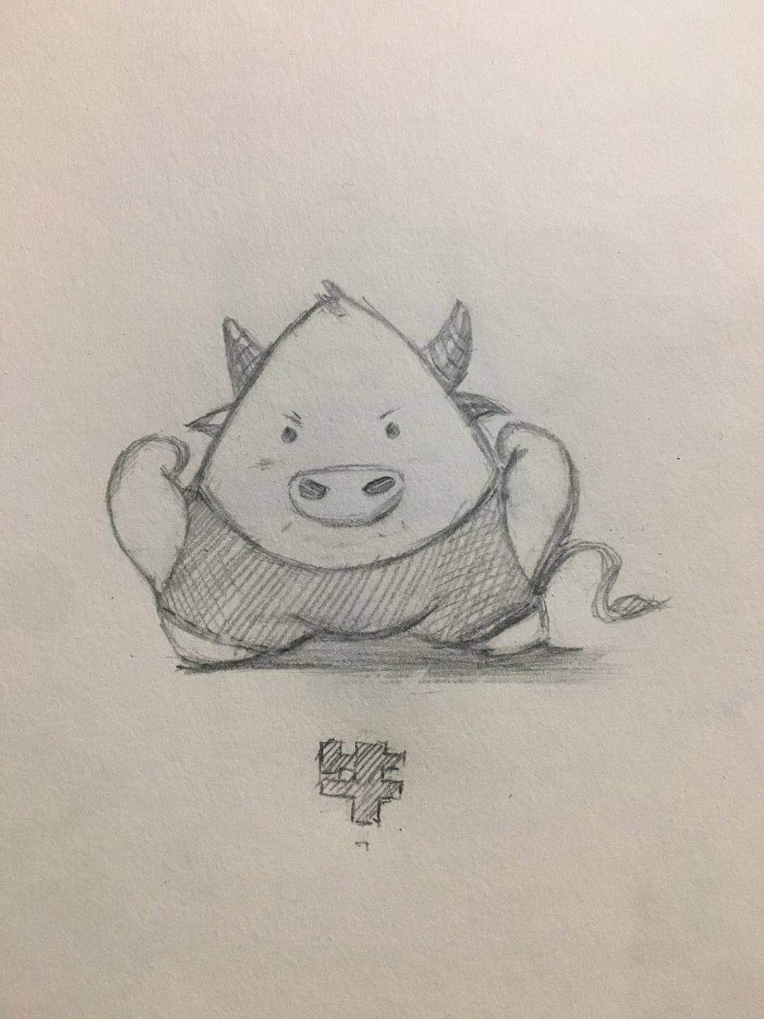 十二生肖-牛（图ZMTA1NTg0NDcy） - 创作习作 - 站酷设计师公交小王子原创素材 - 站酷ZCOOL