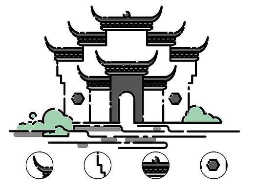 建筑插画
