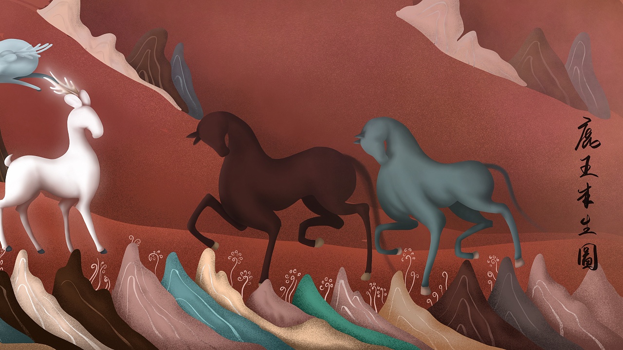 当《鹿王本生图》没了人物之后