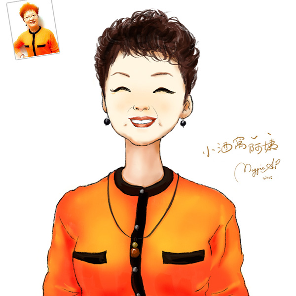 卡通肖像头像画 by maggie ai