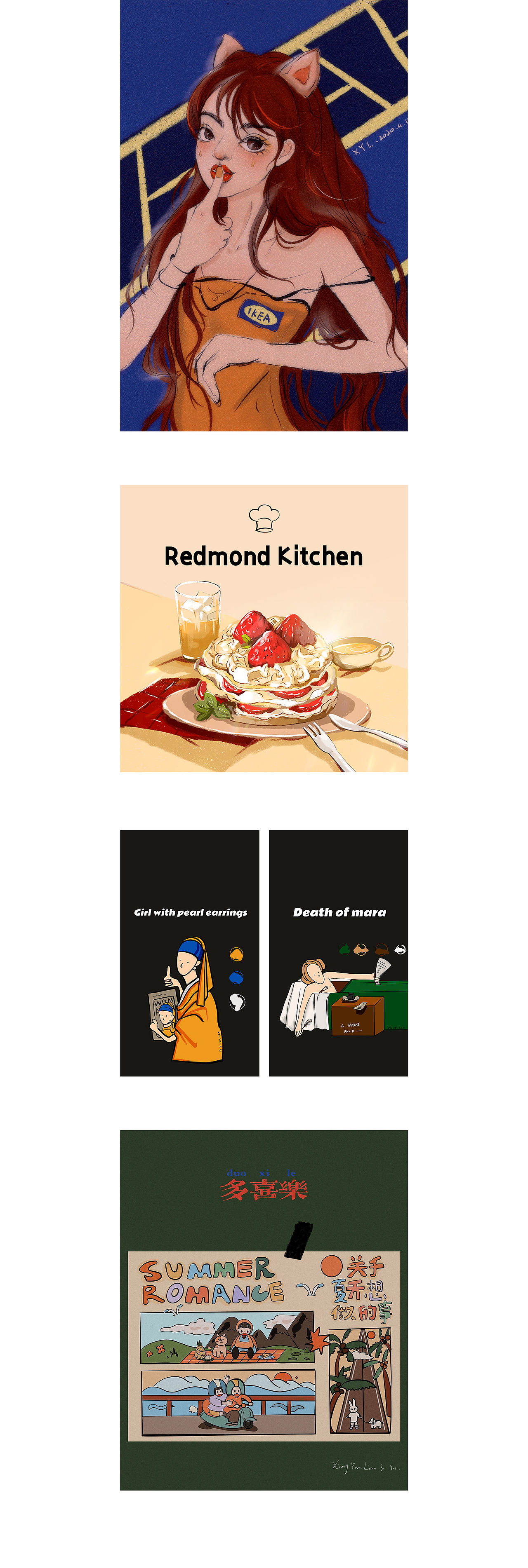 插画（图ZMjUwOTA5MTAw） - 商业插画 - 站酷设计师小珍珠的珍妮妹妹原创素材 - 站酷ZCOOL