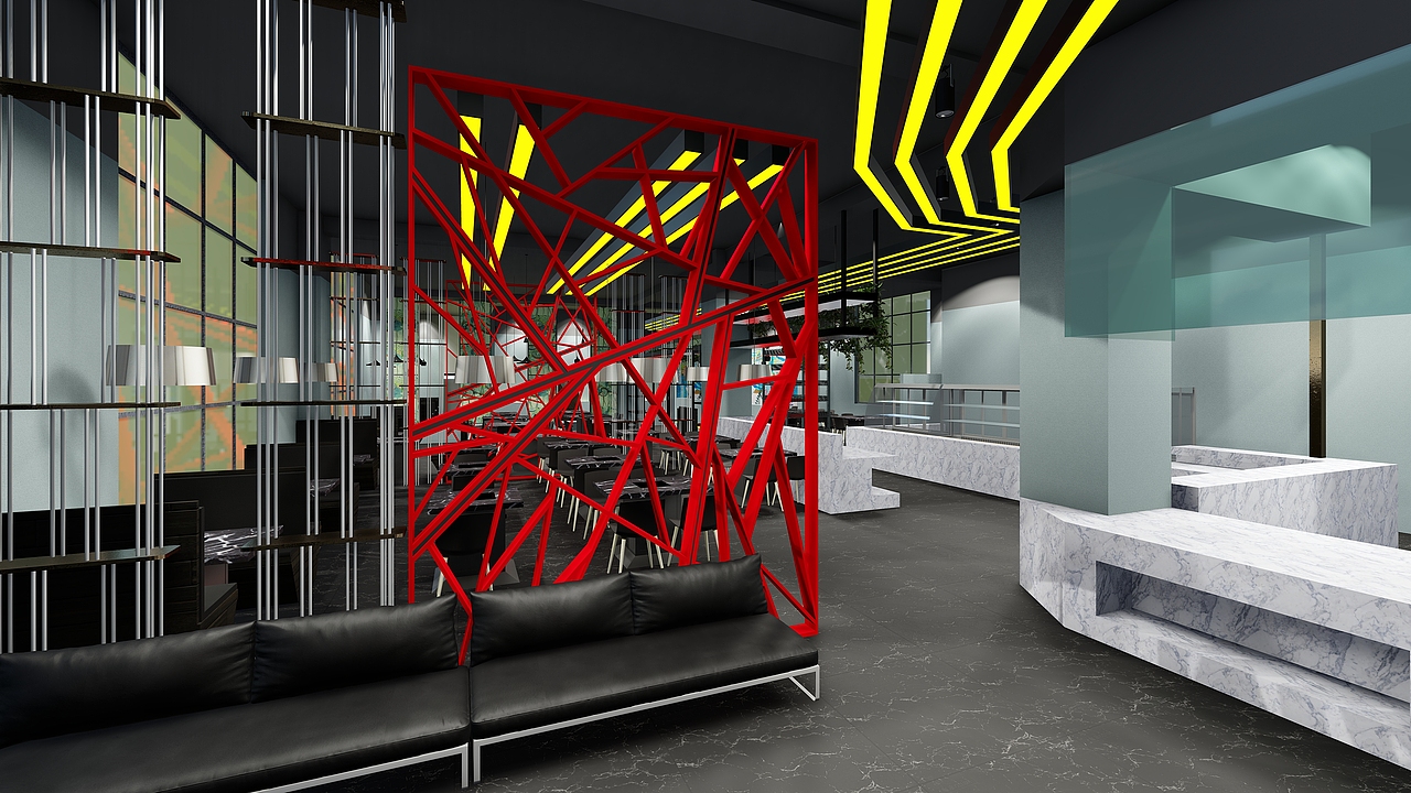 蛟龙港网红火锅店（图ZMTIwNTExNTc2） - 家装设计 - 站酷设计师四川时代杰诚装饰原创素材 - 站酷ZCOOL