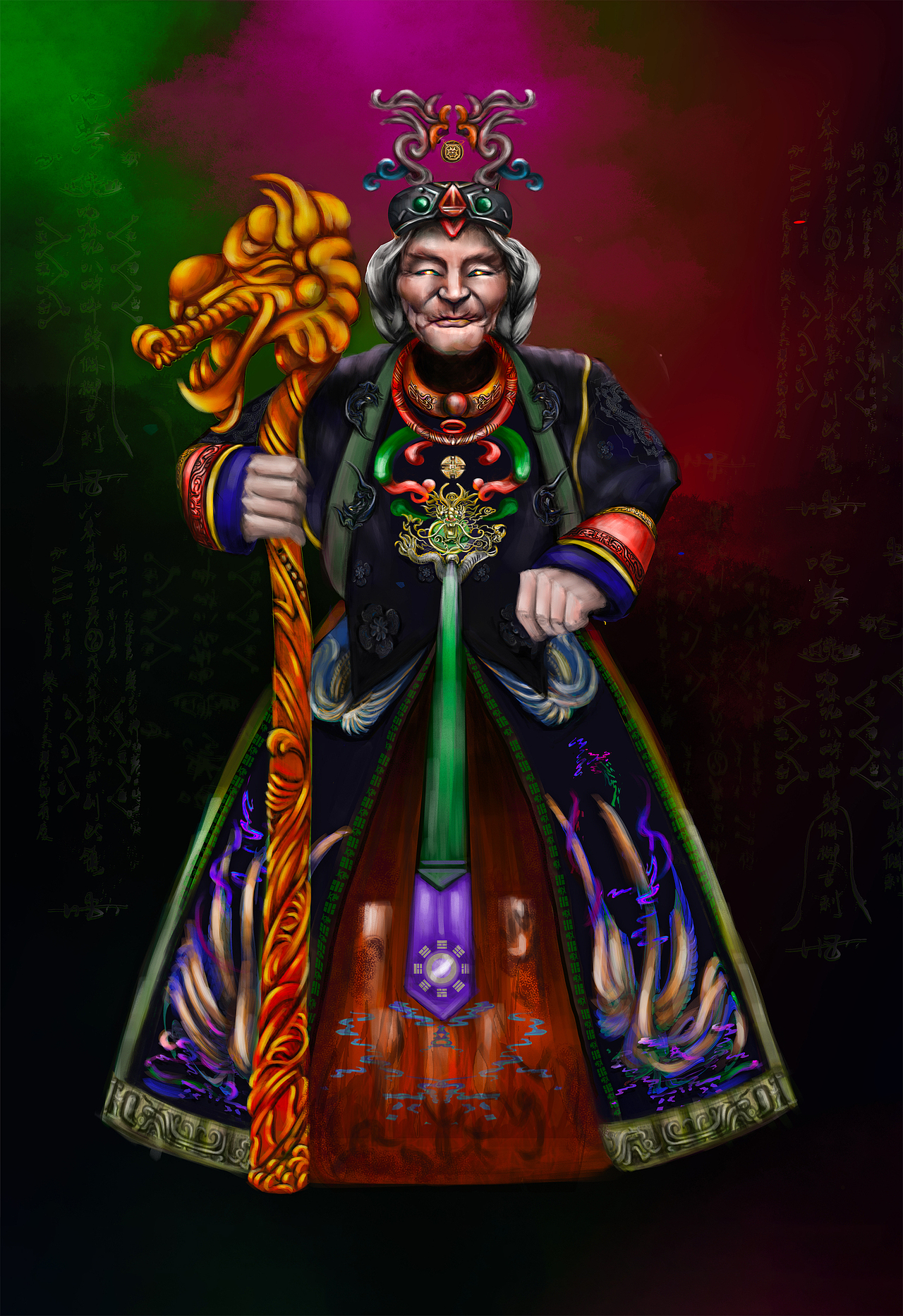 小说角色设计 鬼婆婆（图ZMjcyNDEzNjIw） - 商业插画 - 站酷设计师DreamerMaze原创素材 - 站酷ZCOOL
