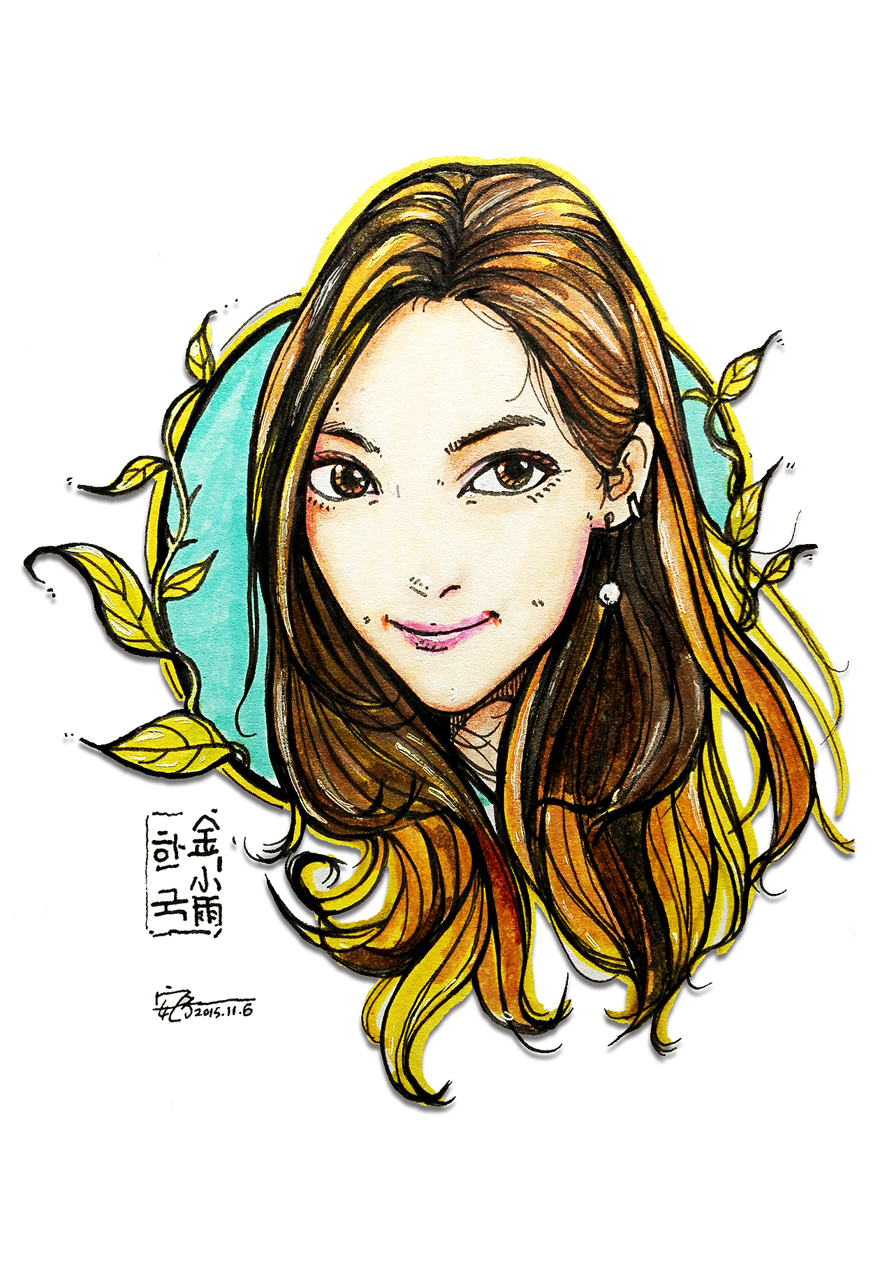 其实我很少手绘画漫像的（图ZNDY2MjkzMzI=） - 单幅漫画 - 站酷设计师会画画的安仔原创素材 - 站酷ZCOOL