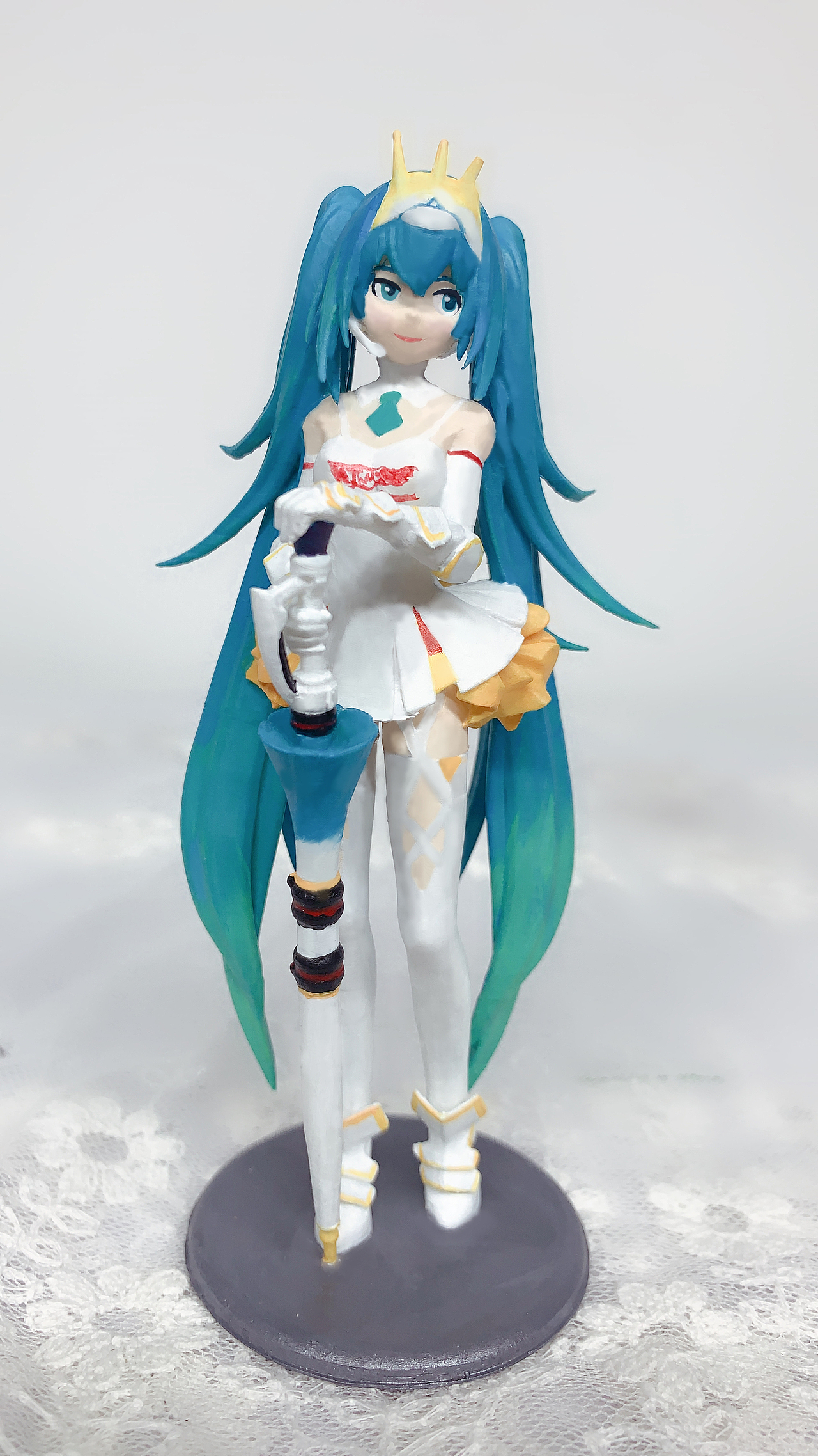3d打印可颜可甜的初音未来手办