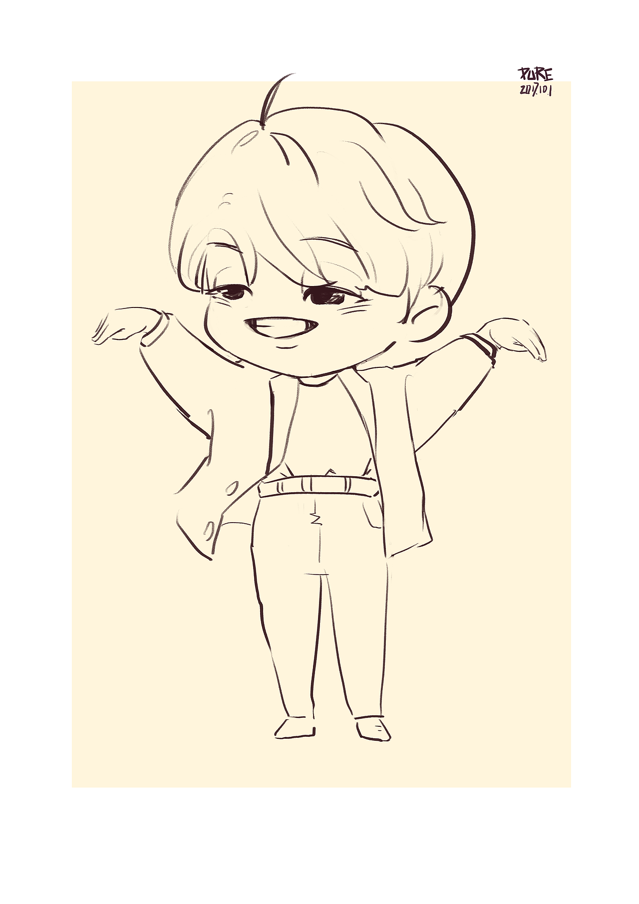 cute 桃（圖ZOTMwODMxNTI=） - 藝術插畫 - 站酷設計師ApeachPure原創(chuàng)素材 - 站酷ZCOOL