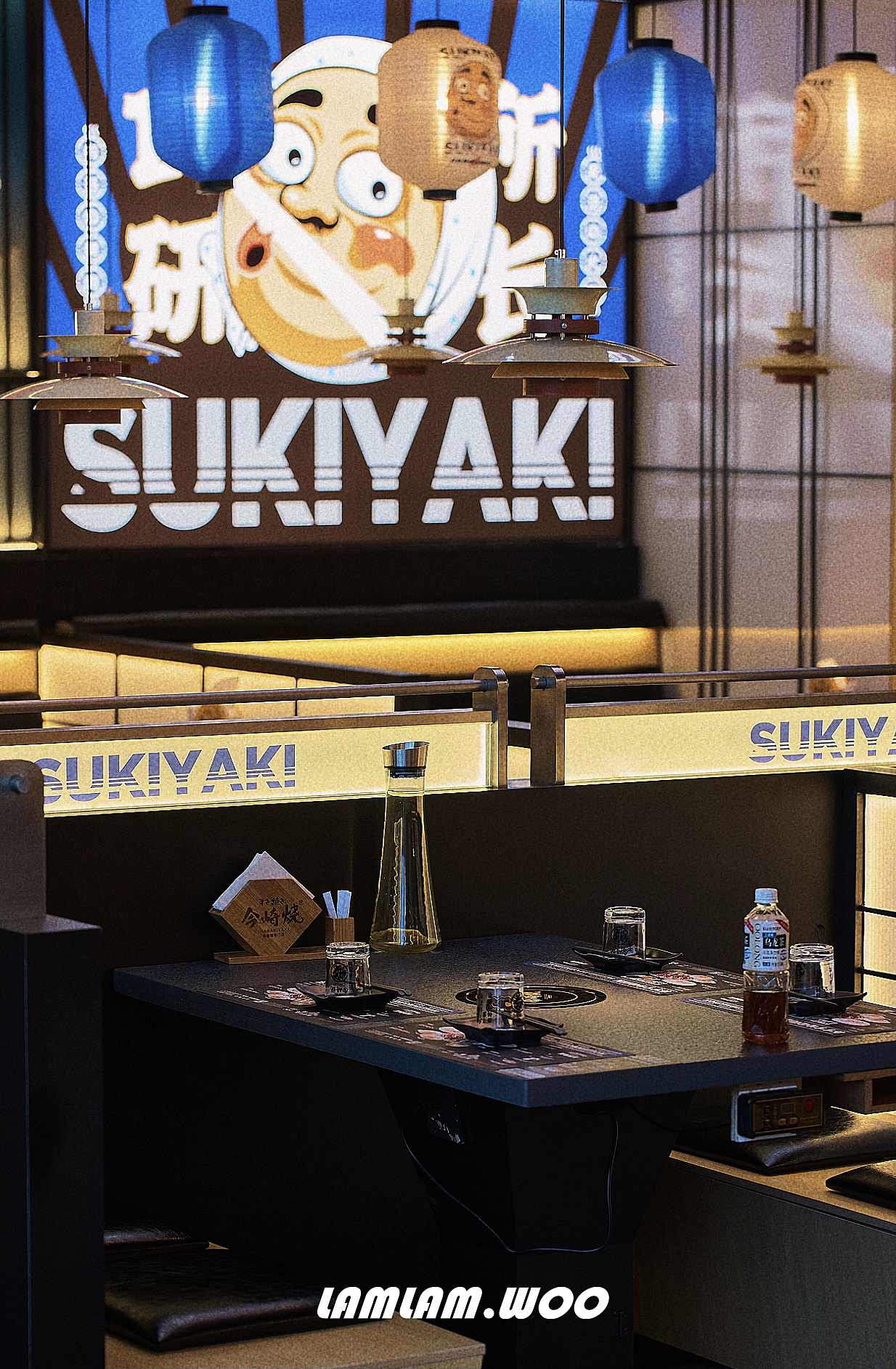 今崎烧 | 寿喜烧日料餐饮空间设计-项目落地（图ZMjc0NDQzNjky） - 商业空间设计 - 站酷设计师LamlamWoo原创素材 - 站酷ZCOOL