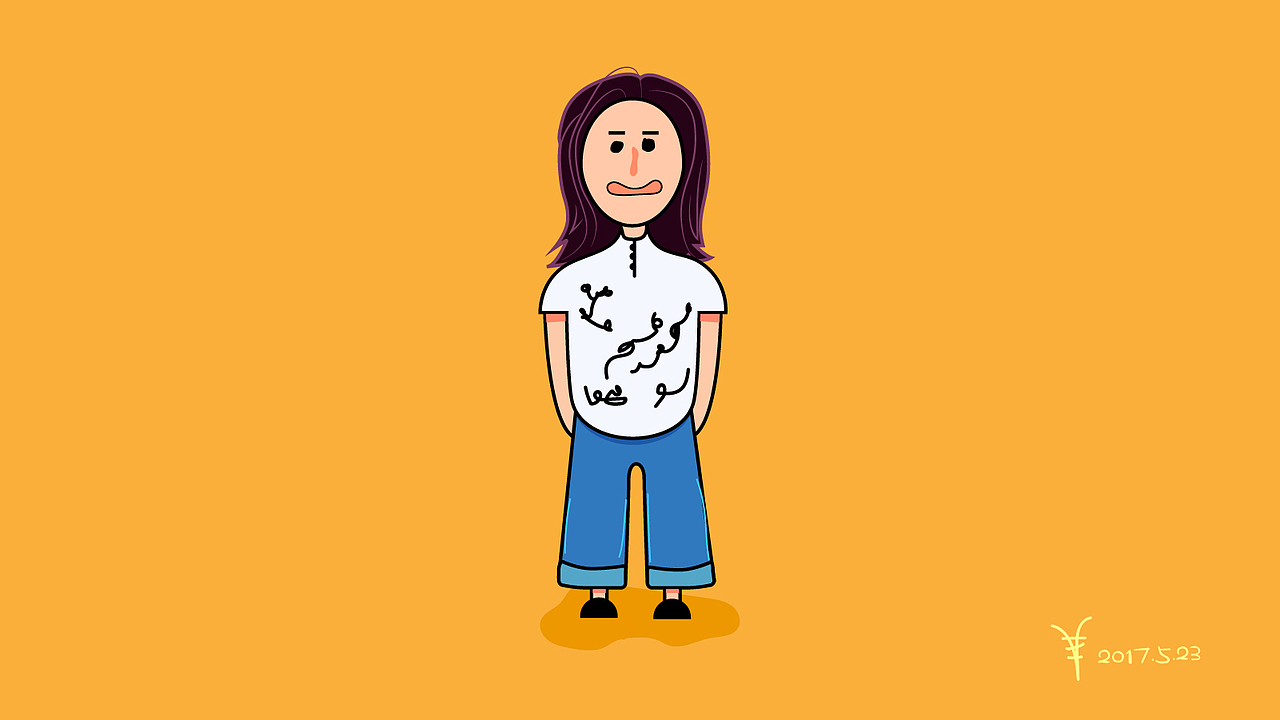 自画像（图ZMTA1MzY0OTg0） - 创作习作 - 站酷设计师羊仔咩咩咩原创素材 - 站酷ZCOOL