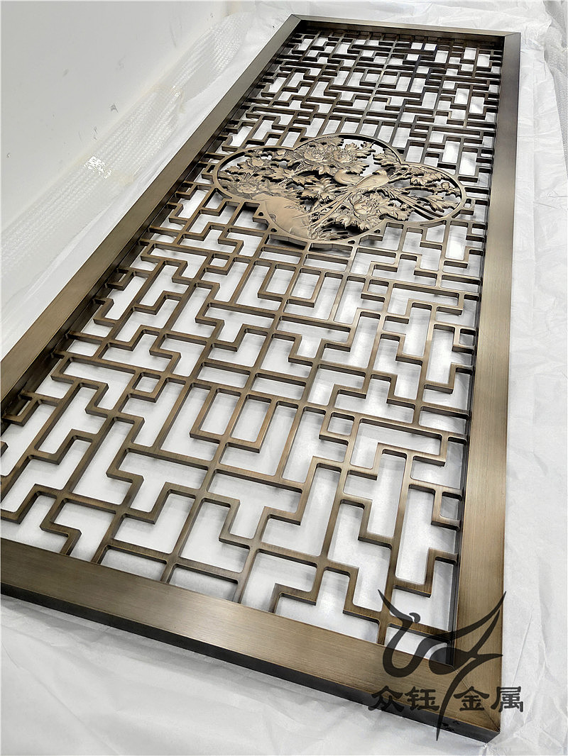 众钰铜浮雕山水屏风制造厂 工艺精湛 价格实在