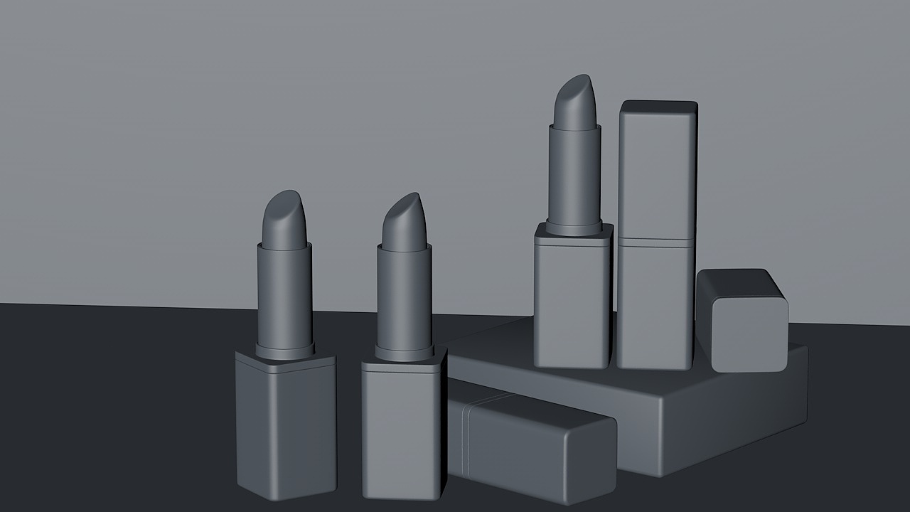 口红建模渲染练习（图ZMjU0OTgyMTQ0） - 产品 - 站酷设计师乙方設計原创素材 - 站酷ZCOOL