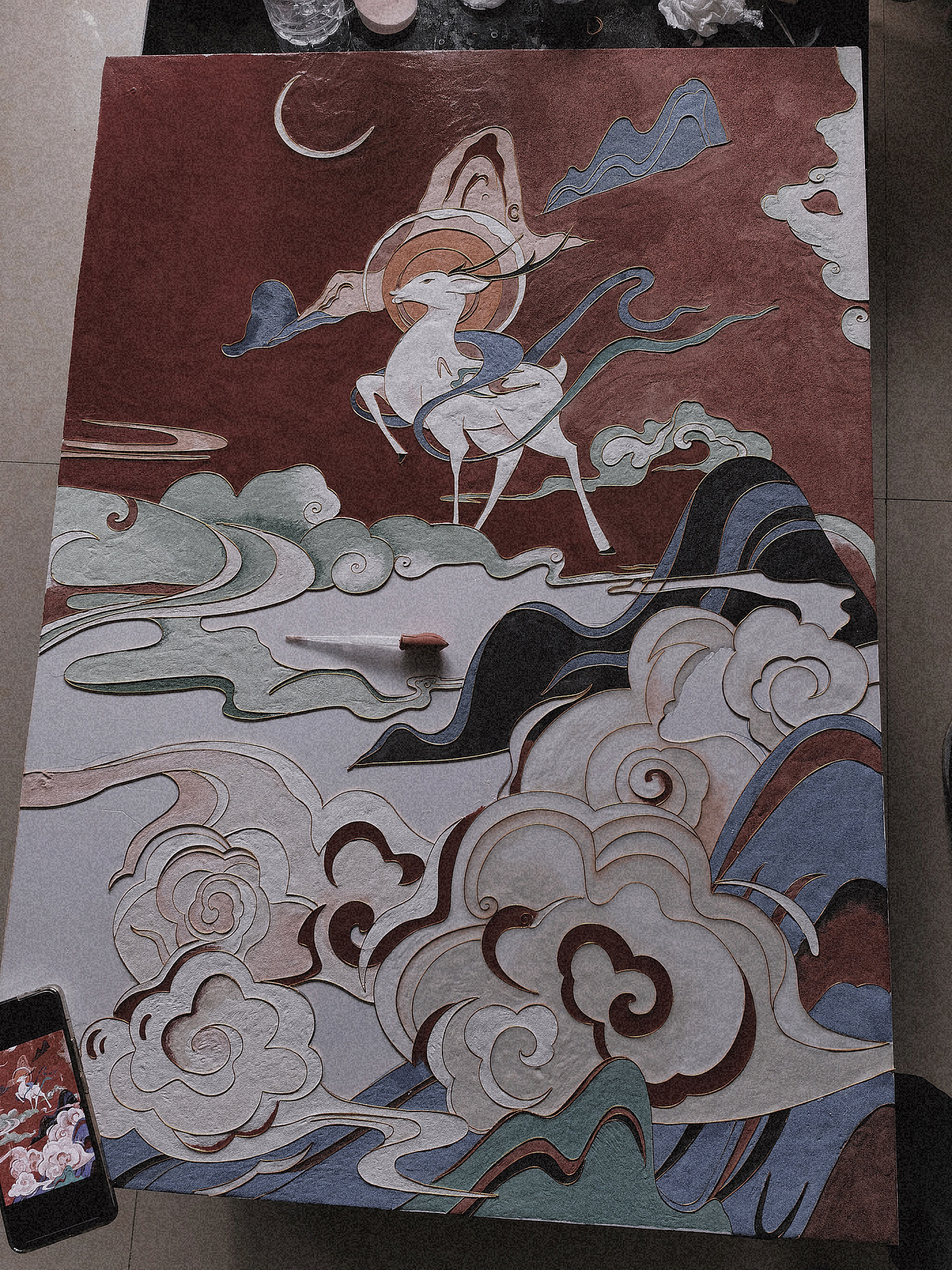近期未完成-七色鹿（图ZMjUxNjMyODky） - 其他手工艺 - 站酷设计师平凡又普通的小小原创素材 - 站酷ZCOOL