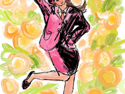 一位来自春天的女士