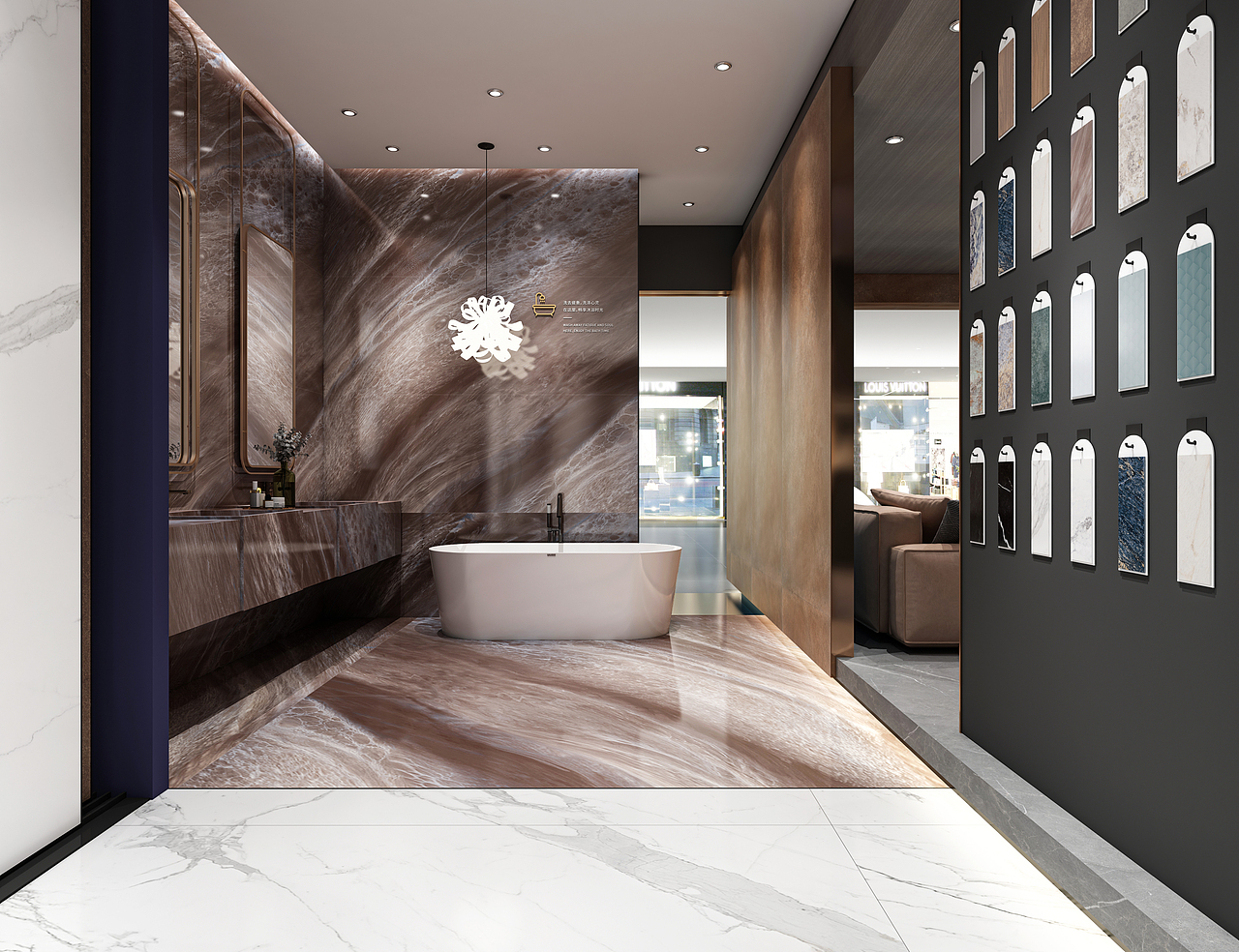 澳翔200岩板展厅