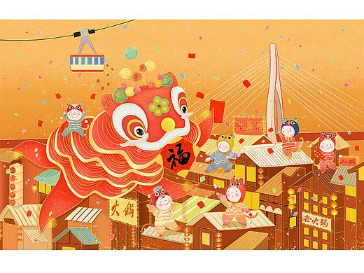 福虎生威（个人主页-ZNTgwMzMzOTI=） - 商业插画 - 站酷设计师骑车去巴黎原创素材 - 站酷ZCOOL