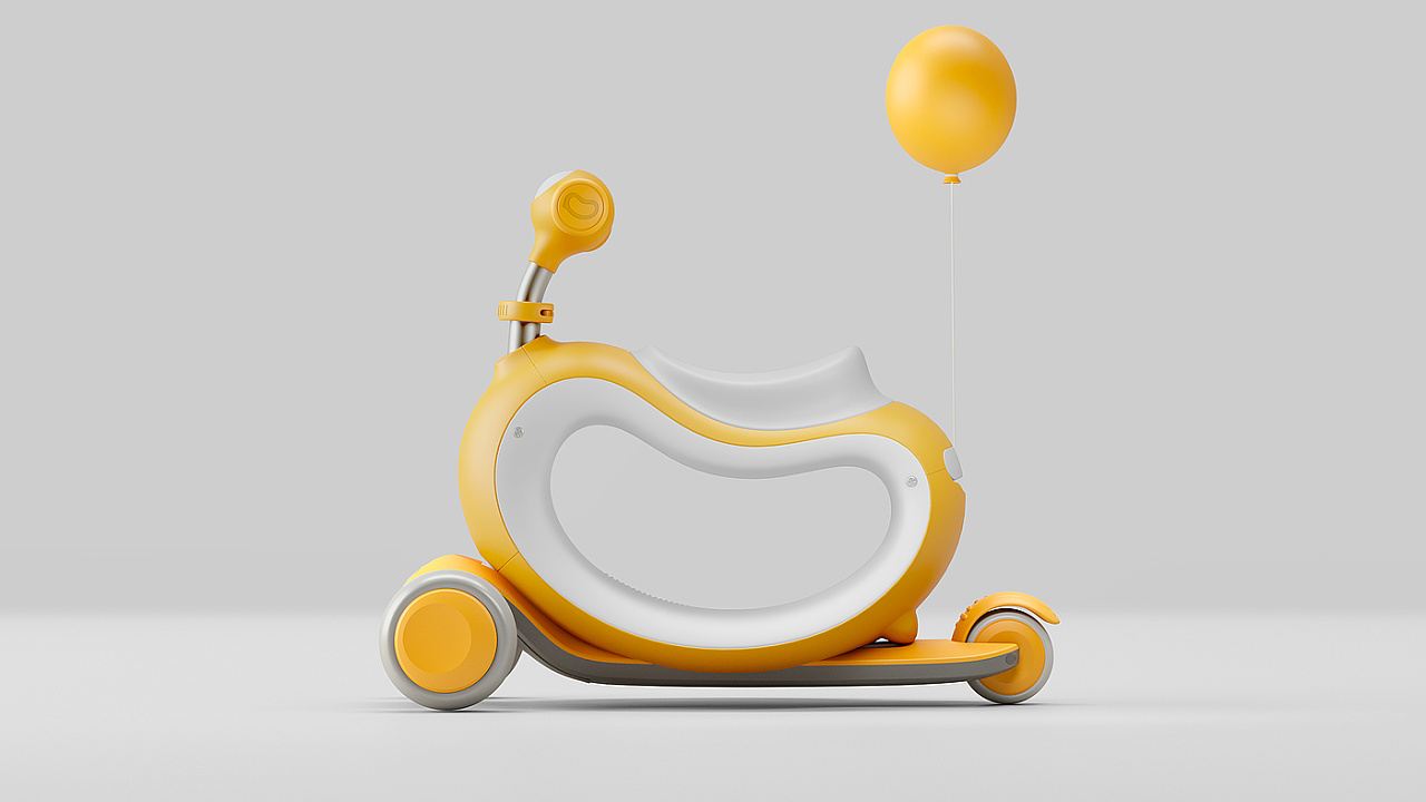 多功能儿童滑板车|工业/产品|玩具|广州哈士奇设计 - 原创作品