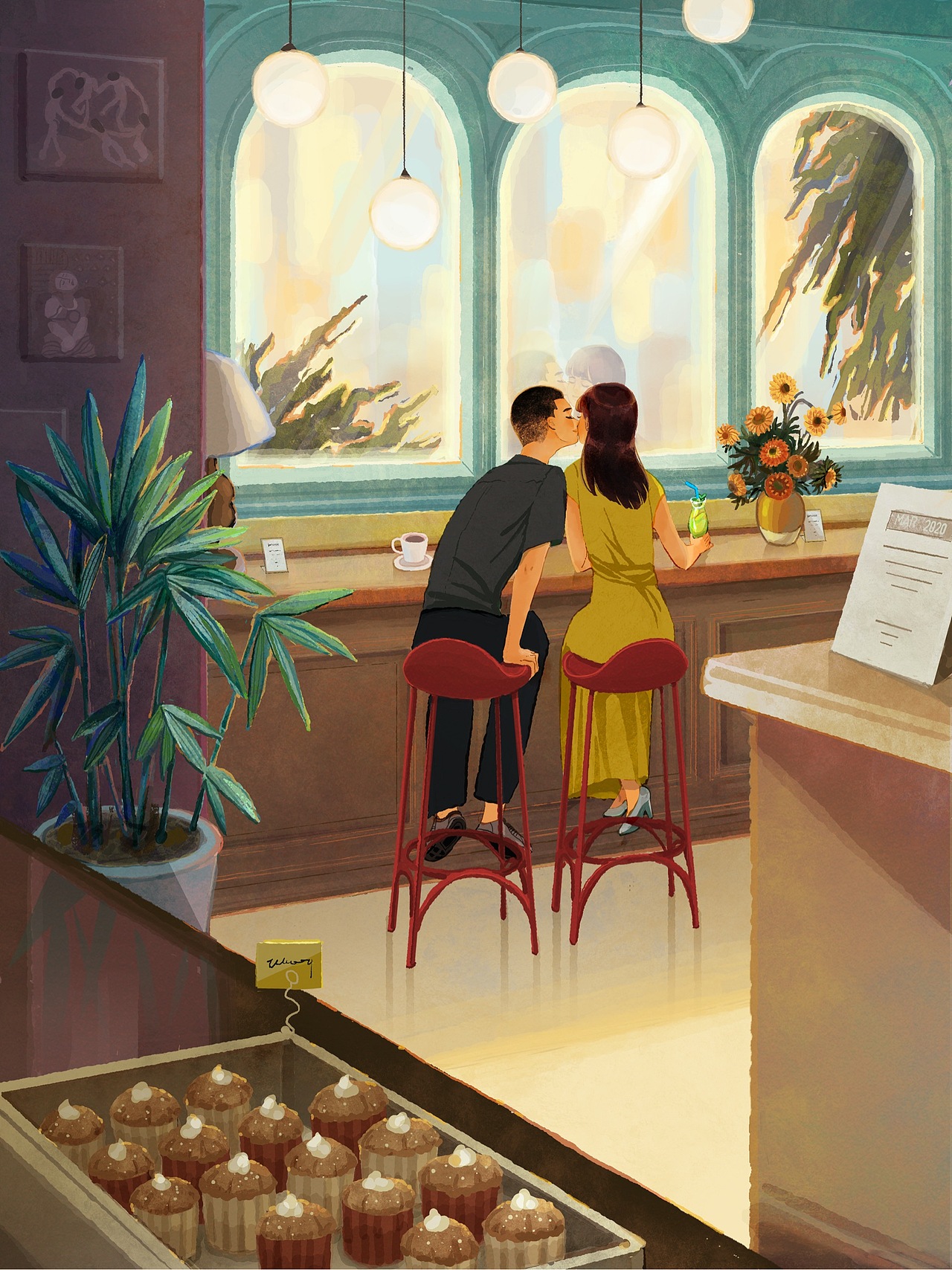 2020《和你》系列插画合集 50p