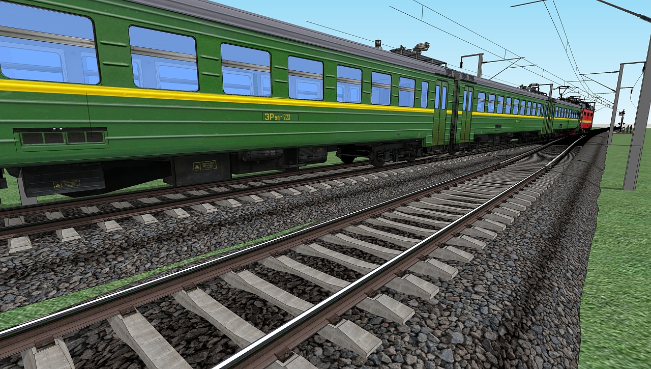 绿皮火车|三维|场景|mr江一jzc - 原创作品 - 站酷 (zcool)