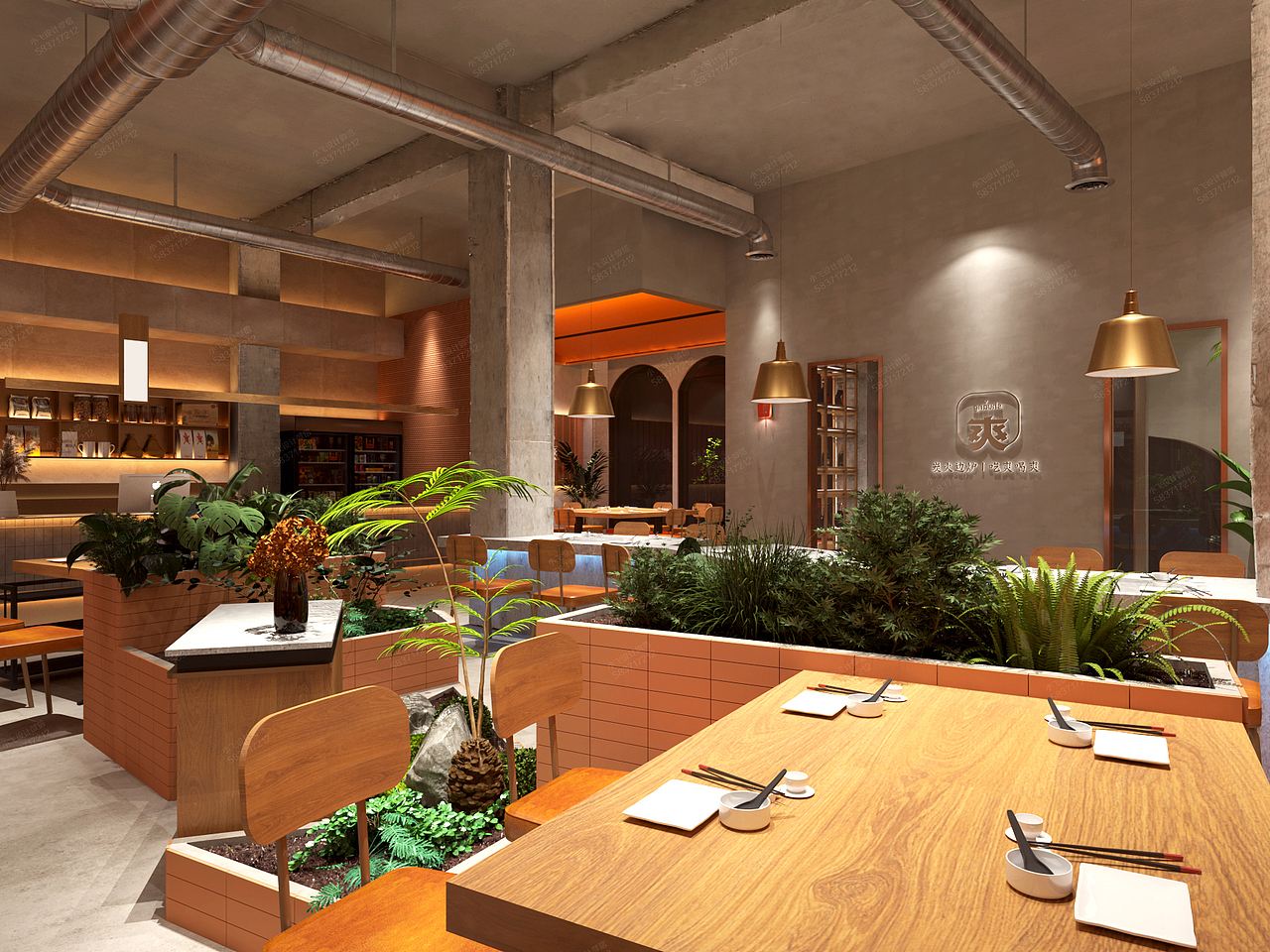 里外设计（小飞）：味爽鲜（图ZMjg1MjU1NDQ4） - 酒店餐饮设计 - 站酷设计师小飞设计原创素材 - 站酷ZCOOL