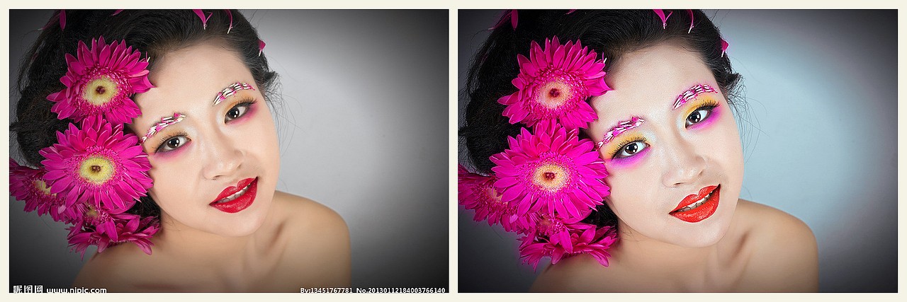 在网上学摄影后期~~