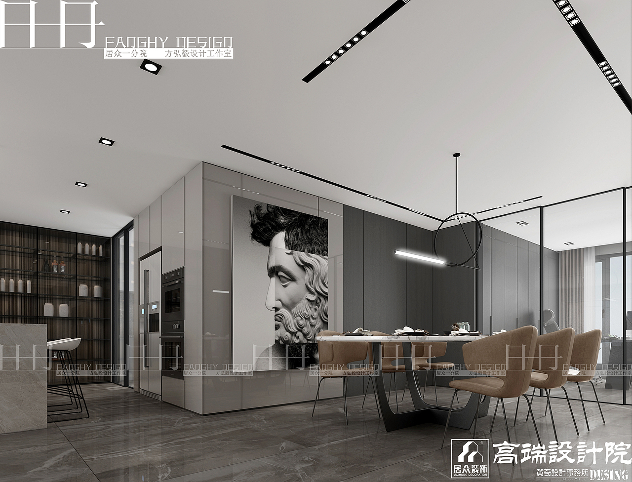 方弘毅&毛凯强设计事务所 | 北辰定江洋（图ZMTg2MDQ2NDg4） - 家装设计 - 站酷设计师毛凯强原创素材 - 站酷ZCOOL