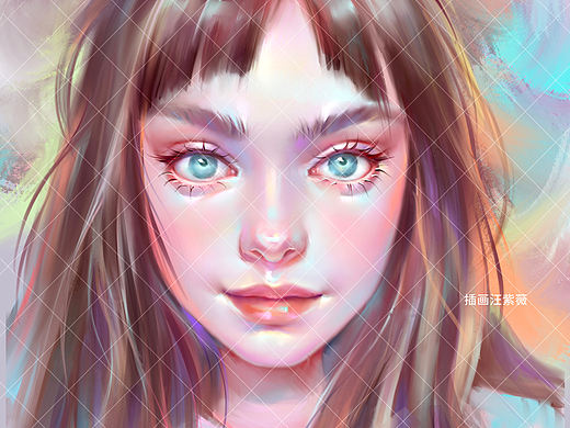 最近的一些人像插画