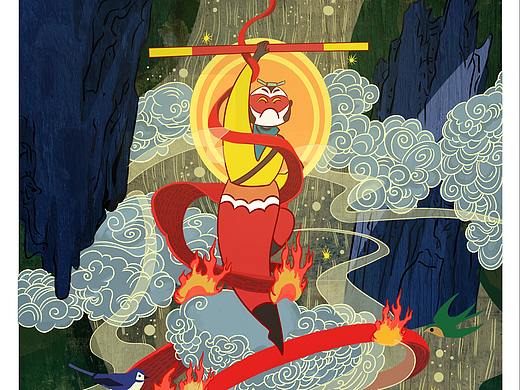 悟（個人主頁-ZMzQyODI1NDg=） - 商業(yè)插畫 - 站酷設(shè)計師谷布布原創(chuàng)素材 - 站酷ZCOOL