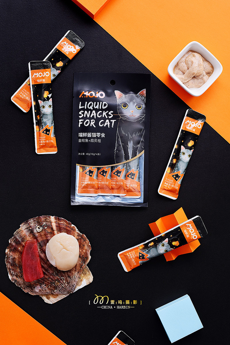 《MOJO喵鲜酱》美食产品 环境 宠物食品哈尔滨雷鸣摄影