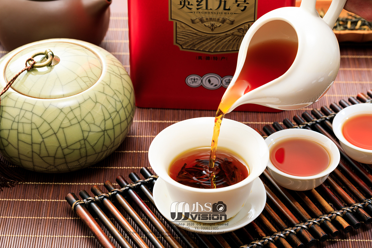 英红九号红茶拍摄